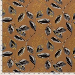Polyester Viskose Mix Discharge-Druck Blätter - rost
