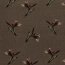 Polyester Viskose Mix Discharge-Druck Blumenzweig - taupe