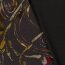 Polyester Viskose Mix Discharge-Druck Kringelmuster - dunkelgrau