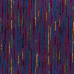 Polyester Viskose Mix Discharge-Druck bunte Linien - lila