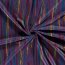 Polyester Viskose Mix Discharge-Druck bunte Linien - lila