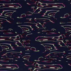 Polyester Viskose Mix Discharge-Druck Lichtstreifen -...