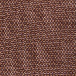 Polyester Viskose Mix Discharge-Druck Rauten - orange
