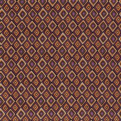 Polyester Viskose Mix Discharge-Druck Rauten - orange