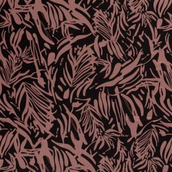 Jersey viscosa hojas abstractas - antikmint