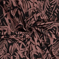 Viscose jersey abstract leaves - antikmint