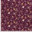 Viscose jersey colourful flowers - wine red