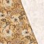 Viskózový žerzej paisley květy - hořčicový