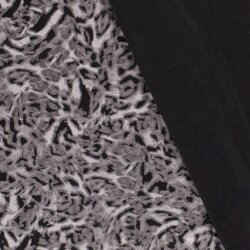 Jersey di viscosa Leowirbel - grigio scuro