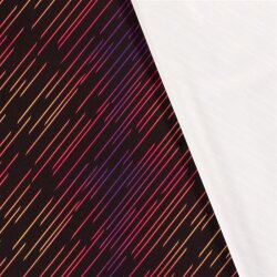 Functional Jersey Sportswear Digital Neon Stripes - black