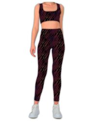 Jersey funcional Sportswear Digital Neon Stripes - negro