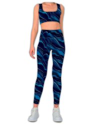 Jersey funcional Sportswear Digital Waves - azul acero