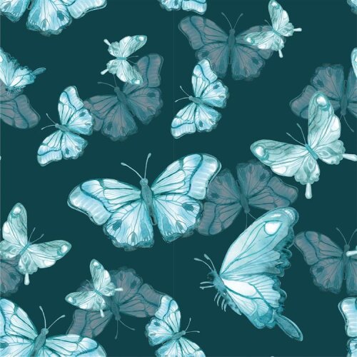 Softshell Digital Butterfly -. dark petrol