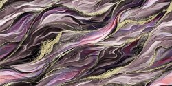 Softshell Digital Abstract Waves - Lilac