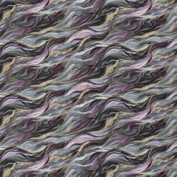 Softshell Digital Abstract Waves - antique mint