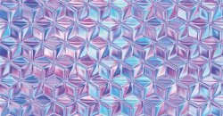 Softshell Digital Abstract Diamond Stars - Lilla