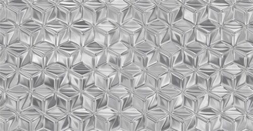 Softshell digital abstract diamond stars - silver