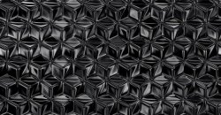 Softshell digital abstract diamond stars - black