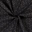 Cotton Poplin Foil Print Star Rain - Midnight Blue