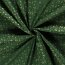 Cotton Poplin Foil Print Star Rain - Fir Green