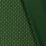 Popeline di cotone con stampa in foil di piccoli alberi di Natale - Verde abete