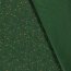 Popeline di cotone con stampa in foil di rami natalizi e bacche - Verde abete