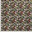 Katoen Popeline Folie Print Kerst Patchwork- Middernachtblauw