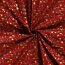 Cotton Poplin Foil Print Christmas Gifts - Red