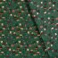 Cotton Poplin Foil Print Christmas Gifts - Fir Green