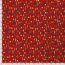 Katoen Popeline Folie Print Kerstballen - Rood