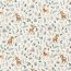 Cotton Poplin Christmas Deer - cream white