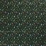 Bavlněný popelín s fóliovým potiskem vánočních diamantů - tmavě zelený