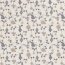 Cotton poplin foil print straw angel - cream