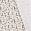 Cotton poplin foil print straw angel - cream