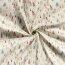 Popeline di cotone con stampa foil Cervi nella foresta - bianco sporco
