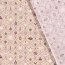 Cotton Poplin Foil Print Advent Decoration - Cold Pink