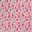 Cotton Poplin Christmas Post - Cold Pink