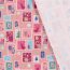 Cotton Poplin Christmas Post - Cold Pink