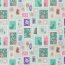 Cotton Poplin Christmas Post - Light Mint