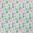 Cotton Poplin Christmas Post - Light Mint