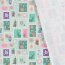 Cotton Poplin Christmas Post - Light Mint