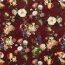 Dekostoff Samt-Optik Digital FLOWERS