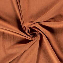 Linen fabric pre-washed - terracotta