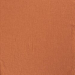 Linen fabric pre-washed - terracotta