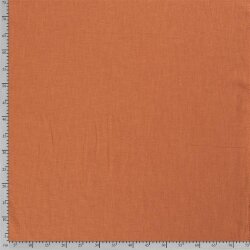 Linen fabric pre-washed - terracotta