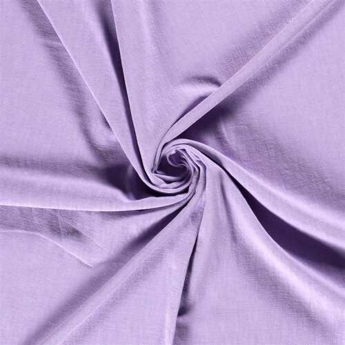 Linen fabric pre-washed - soft lavender