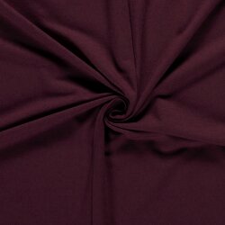 French Terry *Marie* Uni - dark wine red