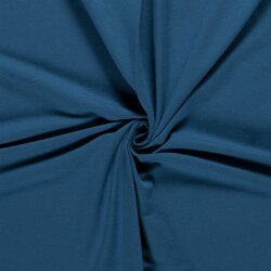 French Terry *Marie* Uni - peacock blue