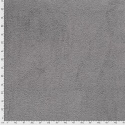 Tissu éponge *Marie* Uni - gris acier