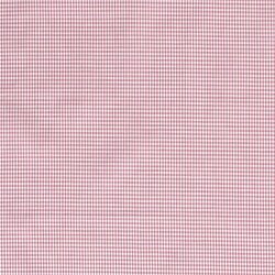 Popelín de algodón teñido a cuadros vichy 2mm - rosa antiguo